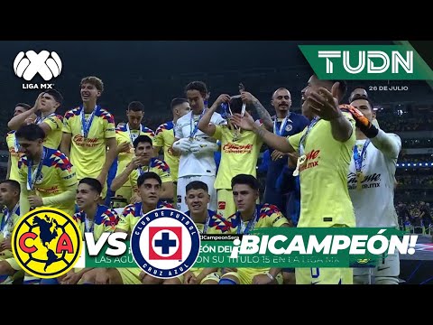 ¡Premiación COMPLETA! América BICAMPEÓN | América vs Cruz Azul | CL2024 - Liga Mx Final VUELTA| TUDN