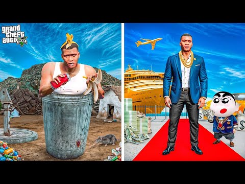 Franklin & Shinchan Change Their Poor Life To Richest Life in GTA 5 