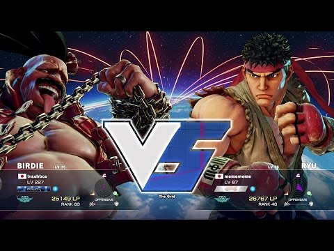 trashbox (Birdie) vs Daigo Umehara (Ryu)：trashbox（バーディ）vs ウメハラ（リュウ）