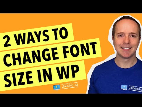 How To Change Font Size In WordPress (2 ways) - Default, Post Titles, Menus, Widgets, Header, Footer