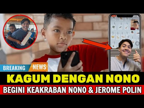 TAKJUB DENGAN NONO❗Begini Keakraban Jerome Polin & Nono, 2 Generasi Anak Bangsa