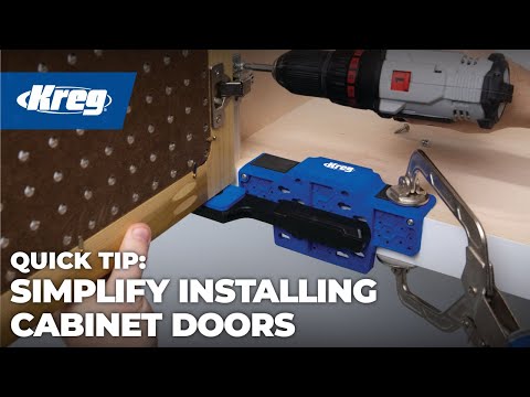 Quick Tip: how to simplify installing cabinet doors