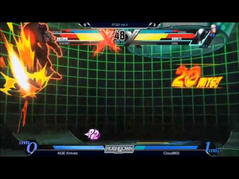 UMvC3 AGE Knives vs Cloud805 - Rushdown LIVE Tournament Series Vol 3 FT 5
