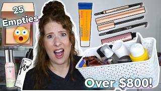 Mid-Year EMPTIES 🗑️ | Over $800 worth of makeup & skincare GONE
