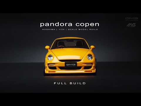 Pandora Copen | Aoshima | 1/24 | Scale Model Building | ASMR