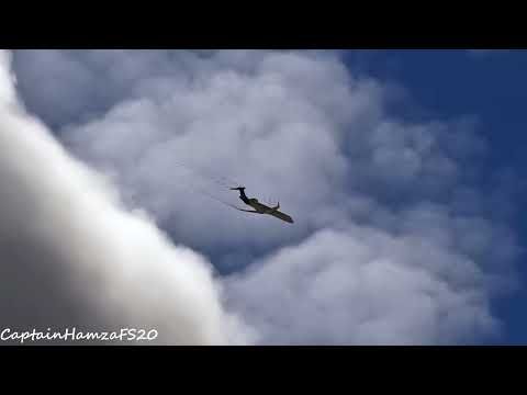Lufthansa Bombardier CRJ 900 takeoff and Climb