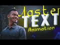 Learn TEXT Animation In AFTER EFFECT Tutorial Hindi