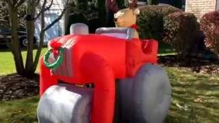 Gemmy Grandma Got Run Over By A Reindeer Christmas Airblown Inflatable