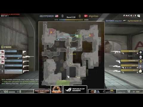 FACEIT League 2014 LAN Finals: IBP vs Dignitas | iBUYPOWER vs Team Dignitas (25.10.2014)