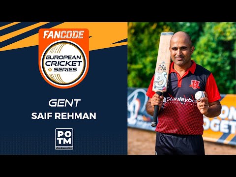 POTM: S.Rehman - RB vs GEN | Highlights | FanCode ECS Belgium, 2022 Day 9 | ECS22.590
