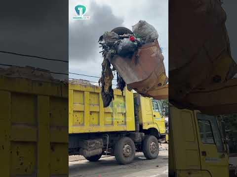 WATCH: Heavy Machinery Clears Piles of Waste at Agbogbloshie
