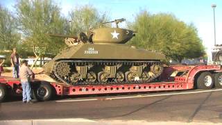preview picture of video 'M4A3E2 JUMBO Sherman at Peoria Sports Complex.mp4'