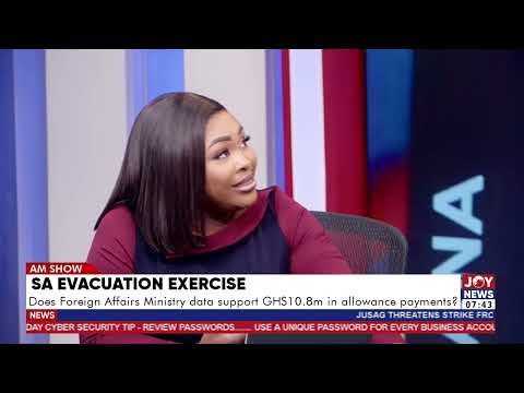 SA Evacuation: Same payment sheet, but not everyone signed? Dr. Bernard Tutu Boahene demands answers