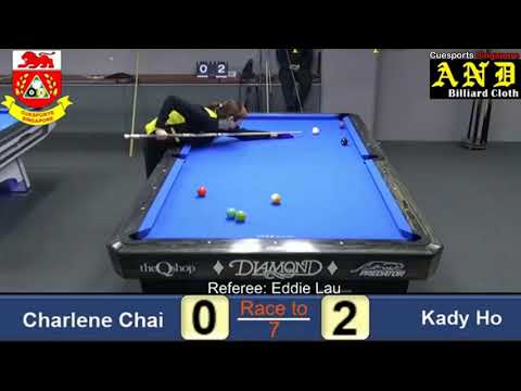 Charlene Chai Vs. Kady Ho | Race To 7 - National 9 Ball Championship.