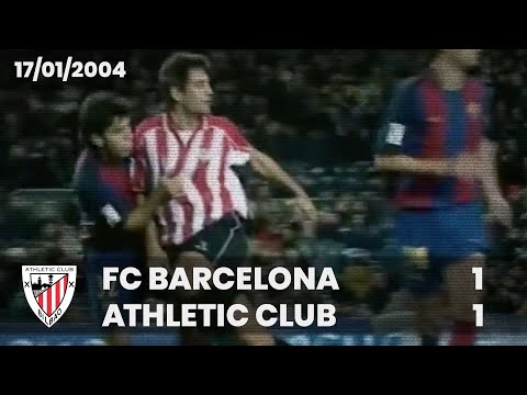 ⚽️ [Liga 03/04] J20 I FC Barcelona 1 - Athletic Club 1 I LABURPENA