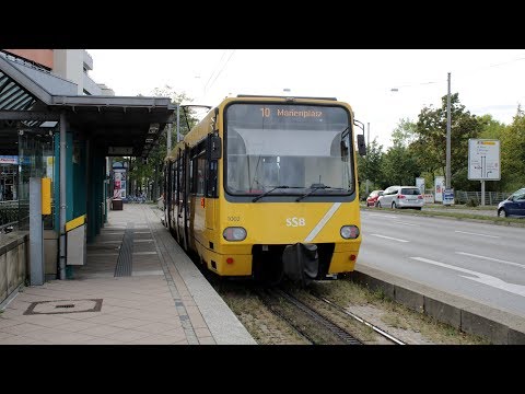 Fahrt mit der Zahnradbahn Stuttgart | SSB Linie 10 Marienplatz–Degerloch [28.9.2019]
