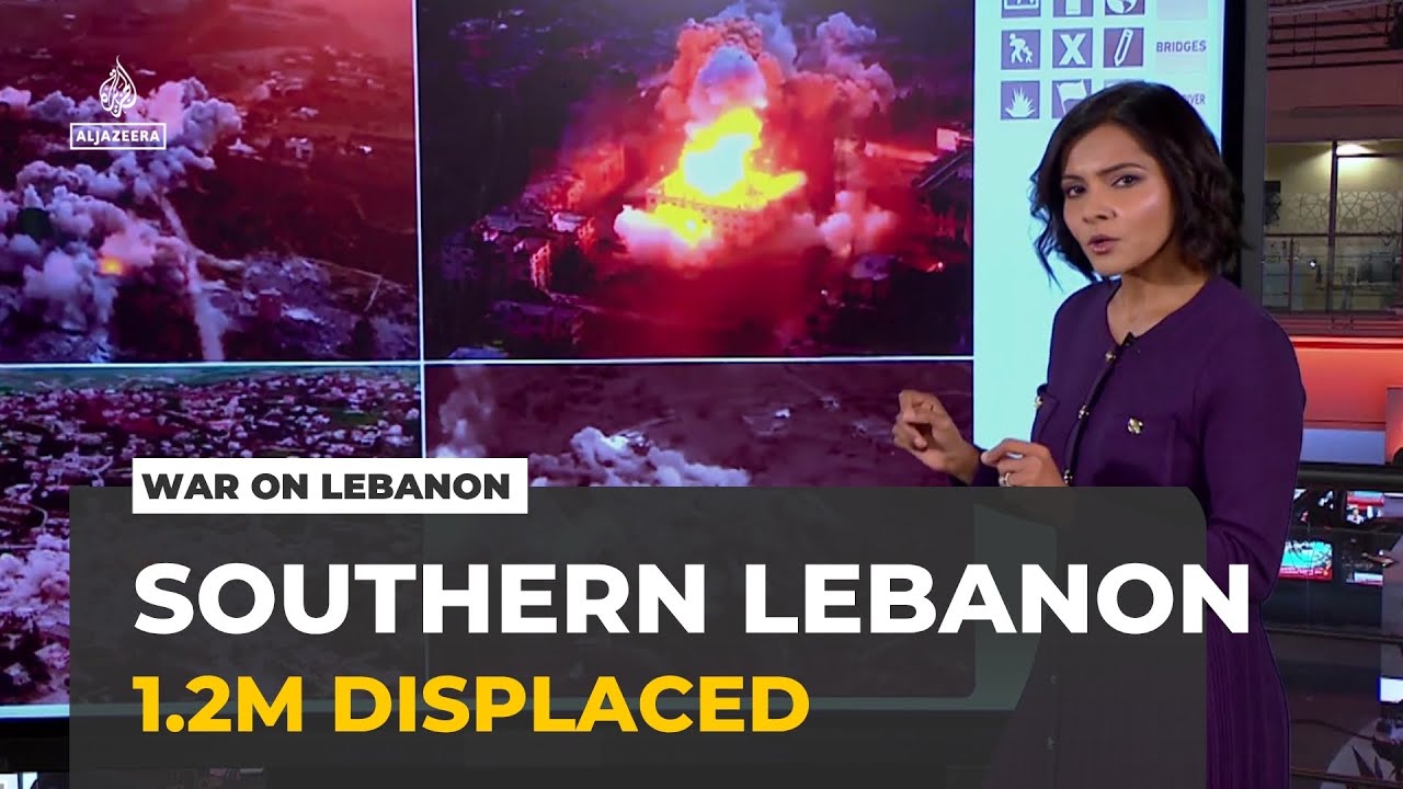 Israel expands occupation in southern Lebanon; more than 1.2 million displaced