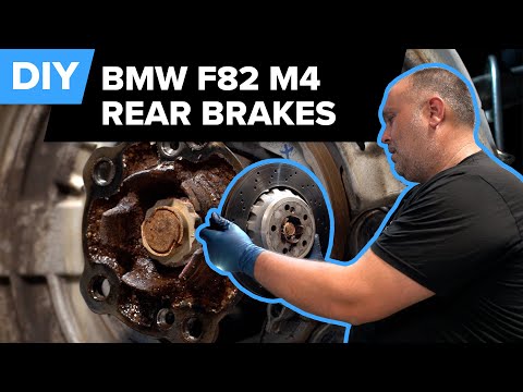BMW M4 Rear Brake Pad & Rotor Replacement DIY (2014-2020 BMW F82 & F83 M4)