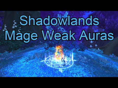 Shadowlands Mage Weak Aura Packs for all 3 specs