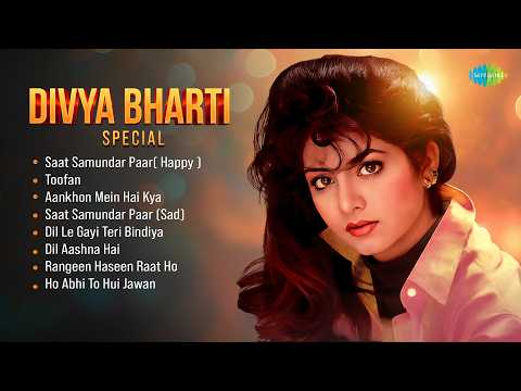 Divya Bharti Special - Audio Jukebox | Saat  Samundar Paar | Toofan | Aankhon Mein Hai  Kya Vishwatma