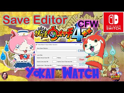 Yokai Watch 4 ++ Save Game Editor for Nintendo Switch CFW