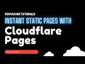 INSTANT Static Pages React Nextjs With Cloudflare Pages