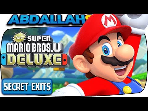 New Super Mario Bros U Deluxe - All Secret Exits & Where To Find Them!
