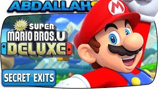 New Super Mario Bros U Deluxe - All Secret Exits &amp; Where To Find Them!