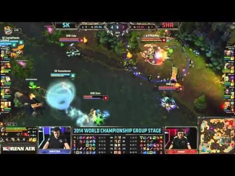 [LoL] SK vs SHR - 2014 World Championship Groups A and B Day 3-Game 2