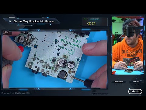 Game Boy Pocket No Power Fix - RetroSix Repairs
