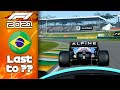 JUST LIKE REAL LIFE F1 2021 Brazilian GP Last To Challenge