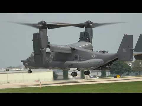 Osprey & C-130 Demo - Oshkosh 2021 - Sunday