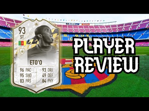 Moments Samuel Eto (93) Player Review (GOALS + ASSISTS) Fifa 22
