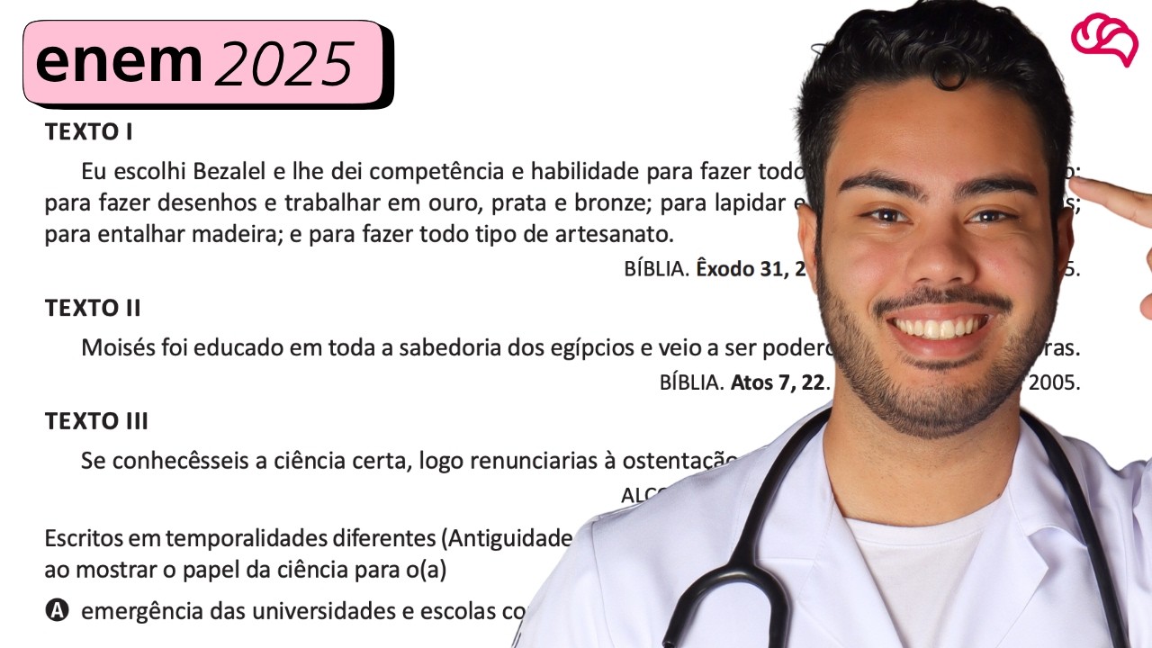 Resolução em Vídeo — Questão 89 ENEM 2025