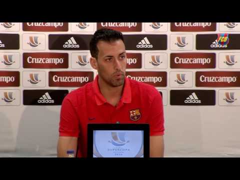 Sergio Busquets: "The challenge is to keep winning"