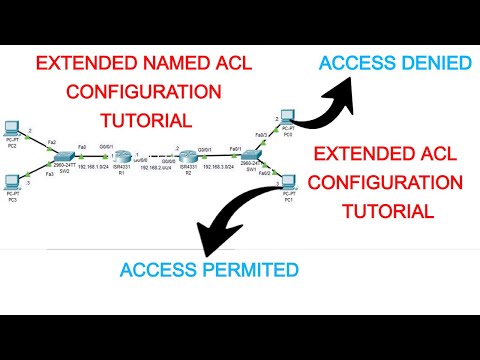 Extended Named ACL Configuration Tutorial