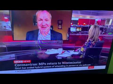 Pete Wishart MP on BBC News - MPs to return to Westminster and  queue for over 1km to vote