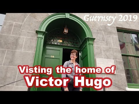 Visitando a casa de Victor Hugo Guernsey Os Miseráveis ​​- Visiter la maison de Victor Hugo