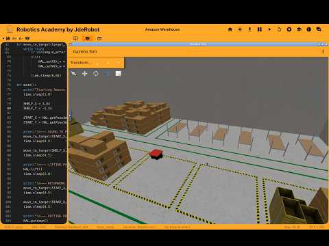 Amazon Warehouse Autonomous Run