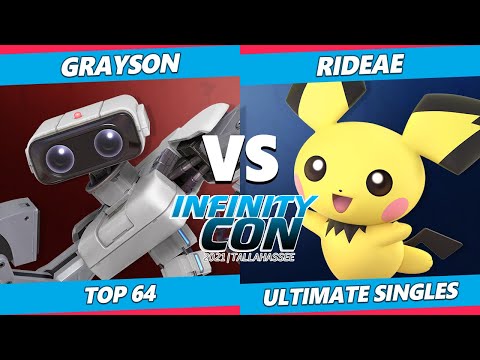 Infinity Con 2021 Top 64 - Grayson (ROB) Vs. Rideae (Pichu) SSBU Ultimate Tournament