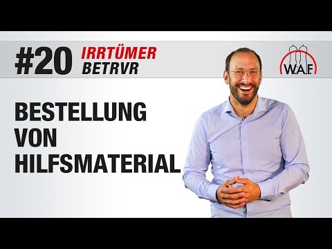 BetrVG Irrtümer #20 - Hilfsmaterial für die Betriebsratsarbeit ohne Weiteres bestellen