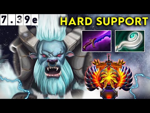 Spirit Breaker Immortal Hard Support - Dota 2 Patch 7.39e Pro Pub Gameplay