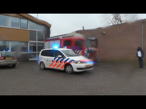 P1, Politie Noodhulp 1301 vanaf brandweerwedstrijden Drogeham naar onbekende melding