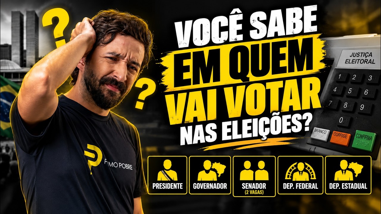EM QUEM VOCÊ VAI VOTAR NAS ELEIÇÕES?
