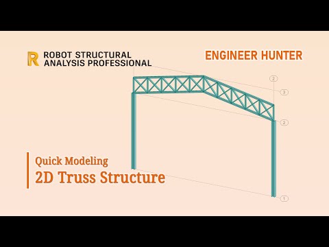 Quick Modeling of Truss Structure in Robot Structural Analysis Pro