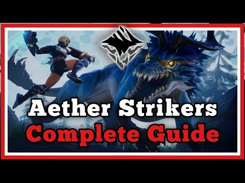 Aether Strikers - The Complete Guide | DAUNTLESS | Combos, Mantras, Techniques, Mods, Perks, Builds