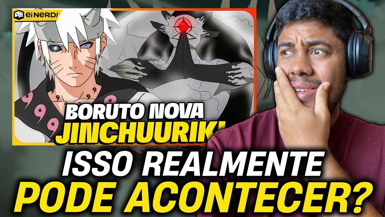 BORUTO JINCHUURIKI DO JUUBI! EI NERD MITOU DE NOVO? - REACT SINCERO