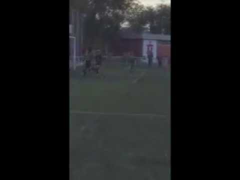 Primer gol del Infantil B en el derbi contra la EF Barrio del Pilar