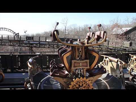 Off-ride footage of a Time Traveler train