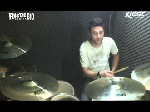 Rustic Series - Krest Cymbals - Parte 1 ( gravado com Zoom Q3 HD )